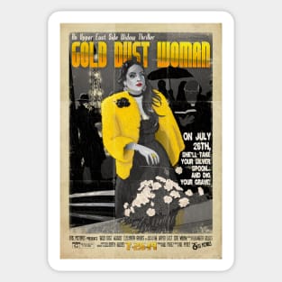 Upper East Side Widow in "Gold Dust Woman" Sticker